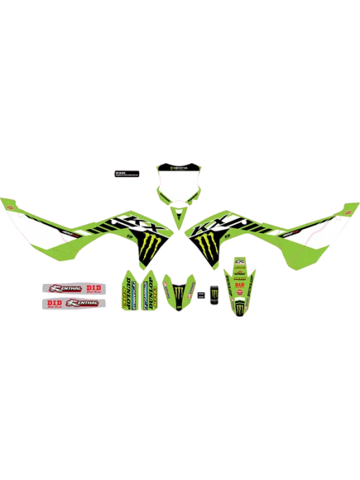 Пълен кит Лепенки D'COR Visuals ЗА KAWASAKI KX 450 2024-2025